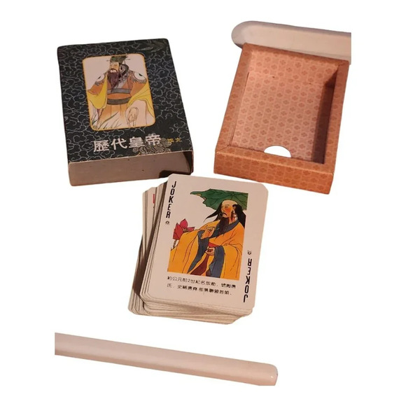 Chinese Playing Cards Emperor Design Vintage - Picture 3 of 3